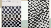 Vente Flash : Tissu Jacquard Mosaïque en Polyester Respirant et Léger PI COTTEX Importé pour Robes et Kurtis Ethniques Féminins – Exportation