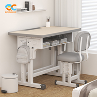 Ensemble de bureau et de chaises réglables et robustes Ensemble de meubles de salon économiques Bureaux de meubles de classe audités CE