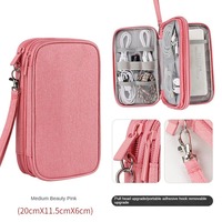 Sac de rangement pour câbles électroniques, accessoires numériques, sac de voyage pour câbles USB, organiseur de câbles, taille M, personnalisé, neuf, 2027