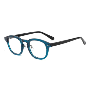 Toptan kore Retro yüksek kalite katı desen bilgisayar tarzı asetat Unisex optik okuma gözlüğü çerçeveleri - Product Image 6