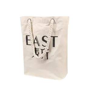 Atacado logotipo personalizado mulheres mercearia compras lona algodão sacola