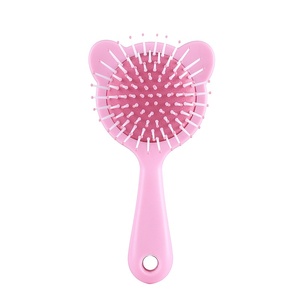 Cartoon <strong>Bear</strong> Air Cushion Comb with Bamboo Teeth Cute Portable Hair <strong>Straightening</strong> &amp; Massage Beauty Comb - Product Image 2
