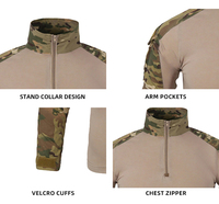 Ensemble tactique anti-déchirure HYD G2, chemises et pantalons, combinaison tactique urbaine avec genouillères