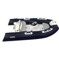 Bateaux pneumatiques rigides en fibre de verre RIB300, petits bateaux pneumatiques en PVC/Hypalon pour 3 personnes