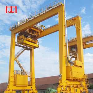 رافعة جسرية متنقلة للحاويات بإطارات مطاطية للبيع - Product Image 3