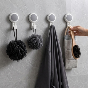 2 pz/set a parete resistente montato a parete gancio appeso bagno cucina <span class=keywords><strong>ganci</strong></span> per appendere a parete <span class=keywords><strong>ventosa</strong></span> <span class=keywords><strong>con</strong></span> <span class=keywords><strong>ganci</strong></span> - Product Image 1