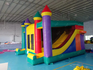 Châteaux gonflables extérieurs <span class=keywords><strong>de</strong></span> haute qualité Maisons gonflables avec double toboggan pour garçons filles en vente à bas prix pour les fêtes - Product Image 2