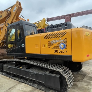Excavadora de cadenas Hyundai 305LC-7 usada, excavadora hidráulica de 30 toneladas, maquinaria de construcción - Product Image 1