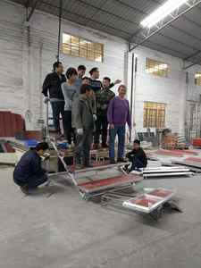 Plataforma Modular Plegable de Aluminio para Coro, Podio para Cantantes, Atril para Coro, Escenario para Audiencia, para Orquesta y Escuela, Fácil de Instalar - Product Image 5