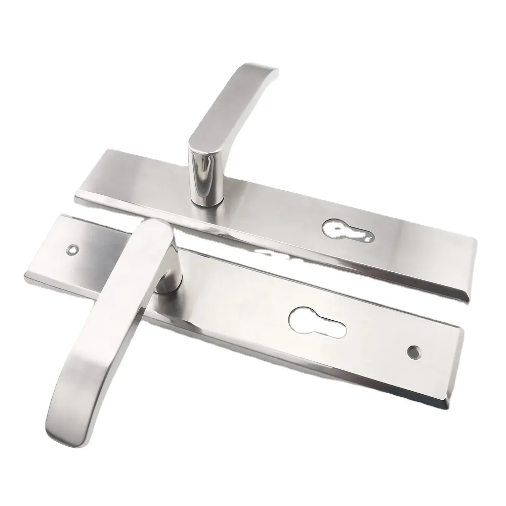 ROEASY Full Set 260MM Stainless Steel Kebijakan Keamanan Pintu Entri Tuas Mortise Hotel Menangani Kunci