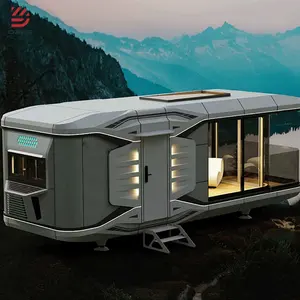 Beweegbare Prefab Cabine Container Huis Economisch Geprefabriceerd Ruimtecapsule Capsule Huis