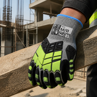 Gants de sécurité pour la construction, logo personnalisé, gants industriels enduits de nitrile pour travaux sur chantier