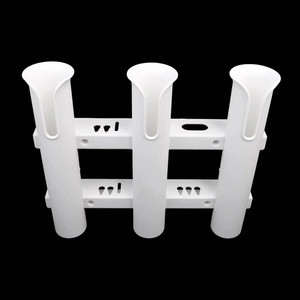 Supports muraux pour cannes à pêche, tubes de rangement, supports de cannes à pêche (3 pôles - noir) - Product Image 4