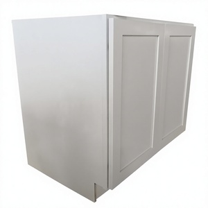 BLUELAKE American Modern Design Solid Wood White Shaker Door Modular <b>Kitchen</b> Cabinet MDF Construction Sink Hinge Drawer - Product Image 3
