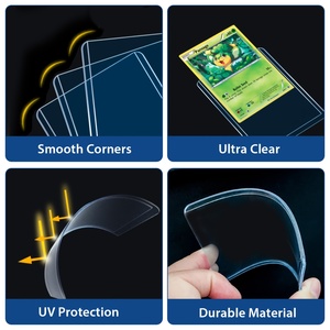 Frinal Premium <b>Plastic</b> Trading Card Protector 3x4 35Pt Hard with Soft Sleeves No Logo & No Closure Collectible Cards TL007 China - Product Image 4
