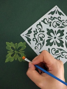 Plantillas Personalizadas de Fábrica, Corte Láser, Mandala de Flores, Plantilla de Dibujo de Plástico - Product Image 3