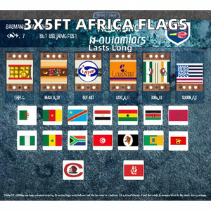 Banderas Nacionales Africanas Impresas en Serigrafía, 100% Poliéster, 3x5 pies, Listas para Enviar, Banderas de Todos los Países - Product Image 4