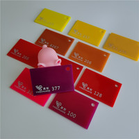 2mm 3mm Opaque et Translucide Coloré Feuille Acrylique Pmma Feuille de Plastique Acrylique Prix pour la Publicité