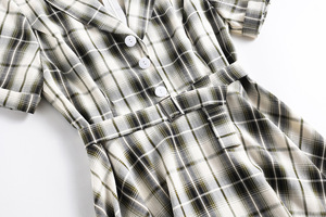 <span class=keywords><strong>Robe</strong></span> trapèze rétro manches courtes année 50 — 60, grande taille, style <span class=keywords><strong>Hepburn</strong></span>, tenue Vintage de style britannique, vert et bleu, pour femmes - Product Image 4