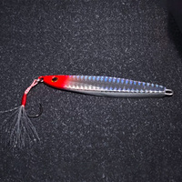 Leurre de pêche artificiel coulant en métal pour jigging en haute mer, idéal pour la pêche en roche océanique