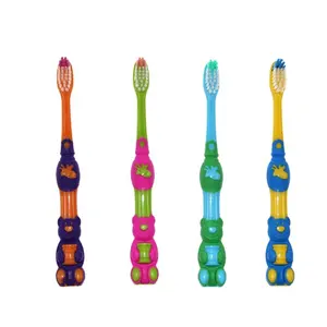 Fabricant de brosses à dents 2023 vente chaude belle brosse à dents ours et abeille pour les enfants