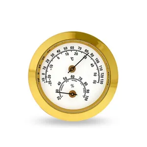 Thermomètre et hygromètre de haute précision type pointeur thermomètre et hygromètre à double usage coque en acier inoxydable