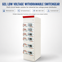 GCL Panneau d'alimentation intérieur extractible avec mesure de circuit, barres omnibus Cuivre/Aluminium, certifié IEC, pour distribution d'énergie industrielle et applications aquatiques