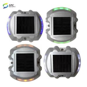 Оптовая продажа, высокая видимость, Ближний Восточный тип, желтый, белый керамический отражатель «кошачий глаз», дорожные шпильки, Круглый приподнятый дорожный маркер - Product Image 6