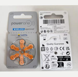 แบตเตอรี่เครื่องช่วยฟังคุณภาพสูงราคาถูก Powerone รุ่น A10 A13 <span class=keywords><strong>A312</strong></span> A675 สำหรับการผลิตและจำหน่าย - Product Image 3