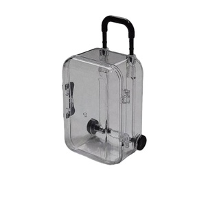 Transparent <b>Mini</b> Suitcase Jewelry <b>Storage</b> <b>Box</b> for Hair Accessories - Custom Decorative Candy Container - Product Image 2