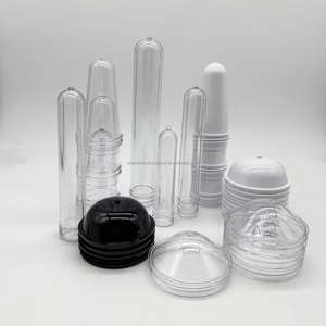 30g BPA 프리 친환경 <span class=keywords><strong>PET</strong></span> 병/캔/용기 38mm 넥 사이즈 식품 등급 프리폼 투명/맞춤 색상 물/음료용 - Product Image 1