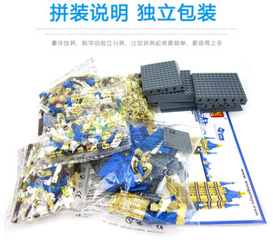 Bloques de Construcción de Madera en Miniatura WAN GE, Torre Eiffel, Taj Mahal, Francia, París, Louvre, Villa Fallingwater, Juguete de Ladrillos para Niños - Product Image 5