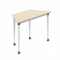 Table d'entraînement pliable minimaliste moderne, design polyvalent pour la formation en entreprise, les cours en ligne à domicile et l'éducation communautaire