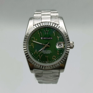 Reloj Mecánico para Hombre de Alta Calidad, 36 mm/39 mm, Zafiro, Luminoso, Automático, Movimiento NH35, Logotipo Personalizado, Esfera Árabe - Product Image 2