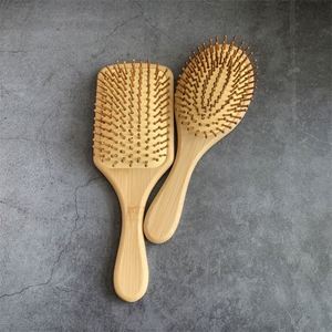 Cepillo de Pelo de Bambú con Masaje de Airbag, Antiestático, Desenreda el Cabello Rizado, Reduce la Caída del Cabello en Mujeres, Mejora la Salud del Cuero Cabelludo, Herramientas de Peinado - Product Image 4
