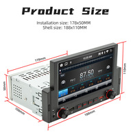 Autoradio 1 DIN android 13 6.2 pouces écran carplay simple din voiture lecteur dvd sans fil carplay android auto FM voiture électronique
