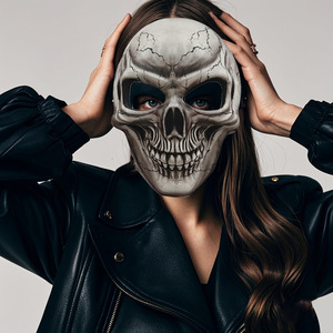 Maschera <span class=keywords><strong>di</strong></span> Panda per <span class=keywords><strong>Halloween</strong></span>, per Feste in Maschera - Materiale PVC, Motivo Personalizzato, per <span class=keywords><strong>Tutte</strong></span> <span class=keywords><strong>le</strong></span> Età - Accessorio per il Giorno <span class=keywords><strong>di</strong></span> Scherzi d'Aprile e Compleanni - Product Image 4
