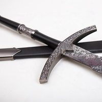 LOTR Le Seigneur des Anneaux Arme Sorcière Roi Angmar Épée Réplique avec Fourreau