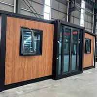 10FT 15FT 20FT 30FT 40FT 20 X 20 Maisonnette Modulaire Préfabriquée Pliable Extensible Conteneur Mobile Portable à Châssis en Acier