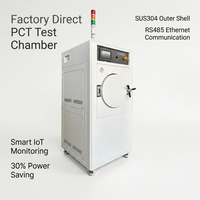 Chambre d'essai d'âge accéléré PCT en acier SUS316 haute précision, protection IP65, IoT intelligent, 30 % d'économie d'énergie, contrôle PLC, garantie 1 an