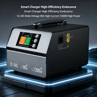 Chargeur de batterie au lithium à double sortie SKYRC PC7200, écran LCD couleur de 2,8 pouces pour batterie 12/24S, charge rapide 90A avec CAN