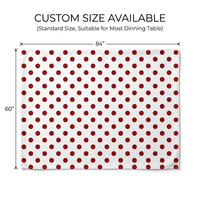 Nappe personnalisée Xin Shu en PEVA, nappe composite imprimée, avec support en flanelle non tissée, imperméable, écologique, pour la maison et les fêtes