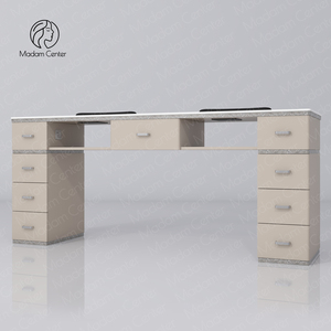 Madamcenter Juego de sillas de manicura de lujo Muebles de salón de uñas de estilo moderno Mesa de manicura y silla Escritorio <span class=keywords><strong>para</strong></span> spa de uñas - Product Image 6