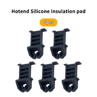 Untuk Bambu Lab A1/a1 Mini Hotend Silicone Insulation Pad Aksesoris Printer 3D (Lima Buah)