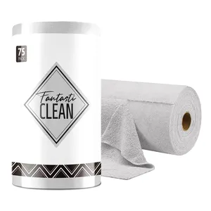 Fantasticlean Fabriek Direct Schoonmaken Doek Afscheuren Microfiber Roll Schoonmaak Handdoeken, Herbruikbare En Wasbare Doeken