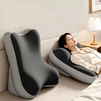 Coussin multifonctionnel en mousse à mémoire de forme pour lit, soutien lombaire, lecture, utilisation au téléphone, repos et jeu au lit