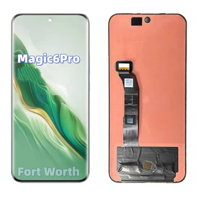 Suitable OLED Mobile Phone Screen Assembly for Magic6Pro 100% Tested 18 Months Warranty Display Internal External Integrated
