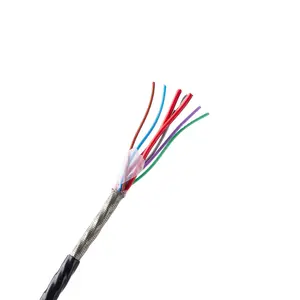 Dingzun Cable 2 3 Core 4 5 Conductor Alambre de plomo Alambre de 5mm 5,5mm 6,3mm 7mm AFPF PFA aislamiento de PTFE interior Cable blindado