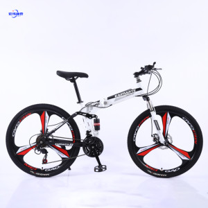 Disc Break Mountain Bike Khung 26 Inch Gấp 3 Nan Hoa Khung Carbon Chu Kỳ Cho Nam Giới Với Gear - Product Image 5