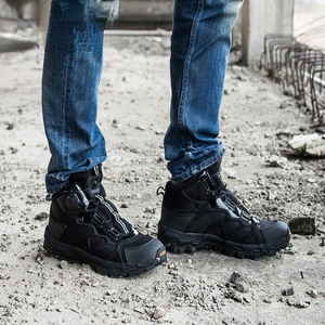 Bottes de sport de loisirs à lacets à boucle automatique Hikia Chaussures de randonnée en plein air imperméables avec <span class=keywords><strong>style</strong></span> <span class=keywords><strong>militaire</strong></span> pour l'été ou l'hiver - Product Image 2